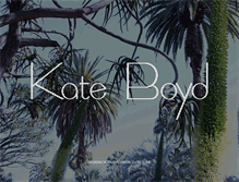 Tablet Screenshot of kate-boyd.com